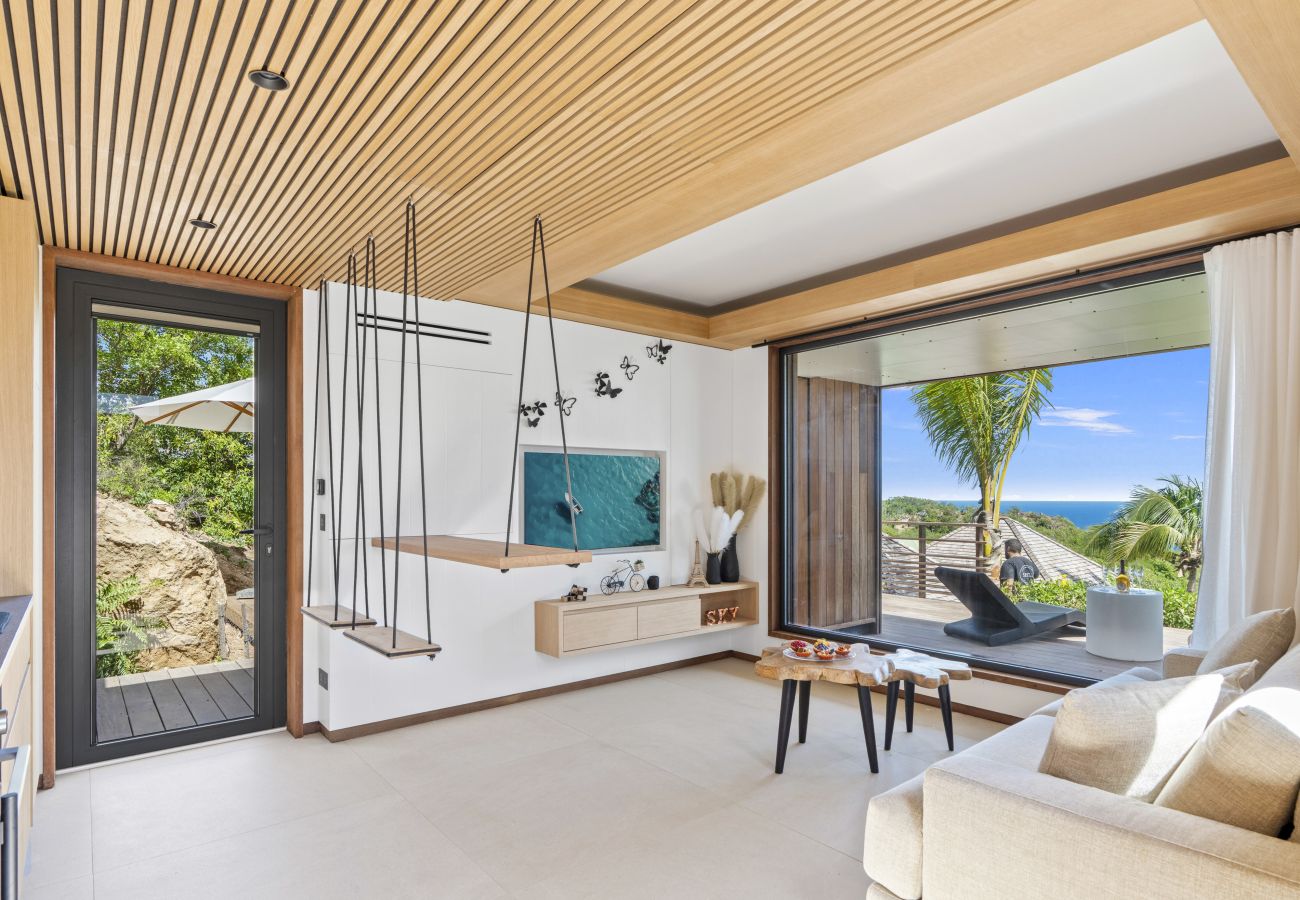 Bungalow à Saint Barthélemy - Sky - Ocean view villa with private plunge pool