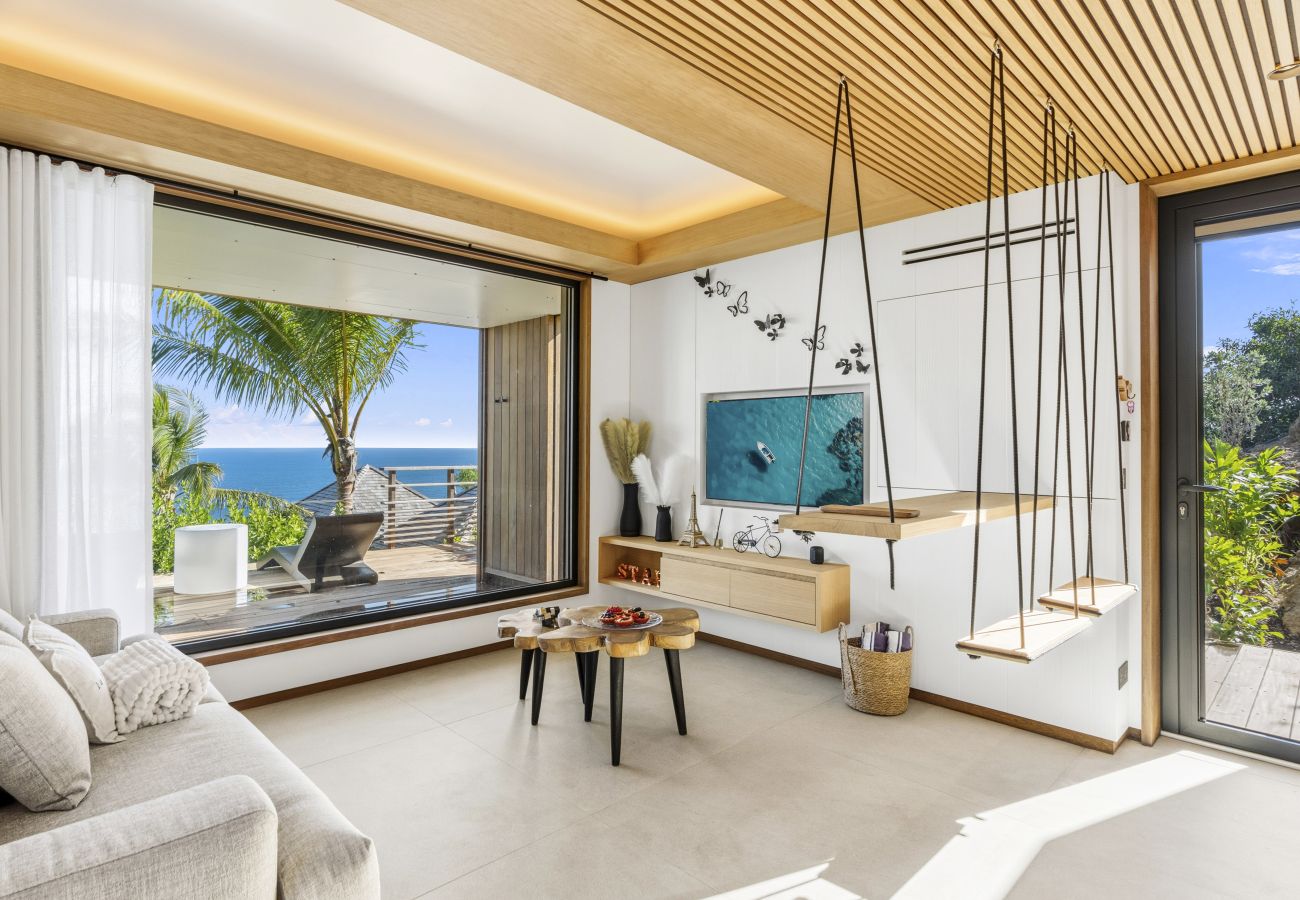 Bungalow à Saint Barthélemy - Star - Ocean view villa with private plunge pool