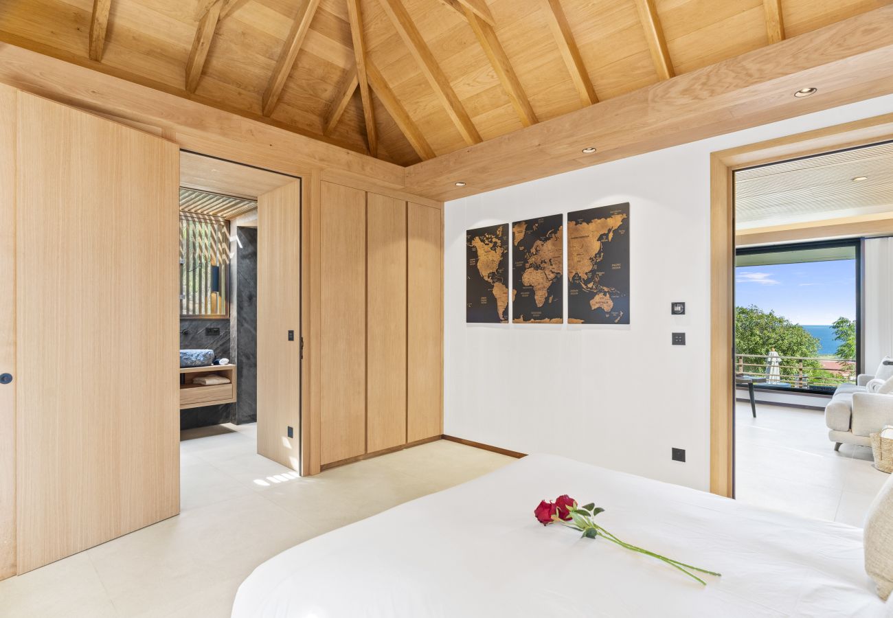 Bungalow à Saint Barthélemy - Sea - Ocean view villa with private pool