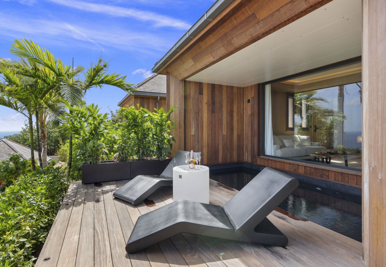 Bungalow à Saint Barthélemy - Sea - Ocean view villa with private pool