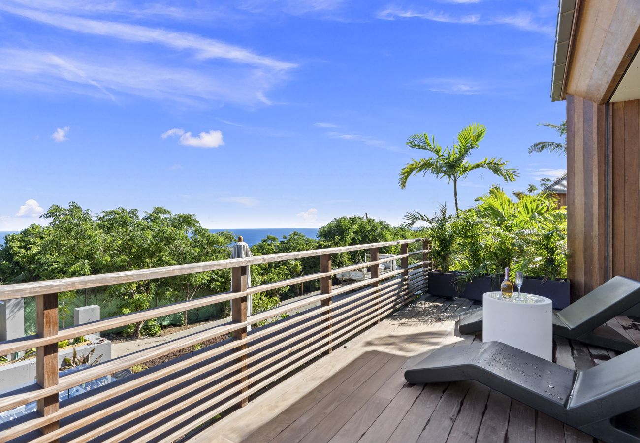 Bungalow à Saint Barthélemy - Sea - Ocean view villa with private pool