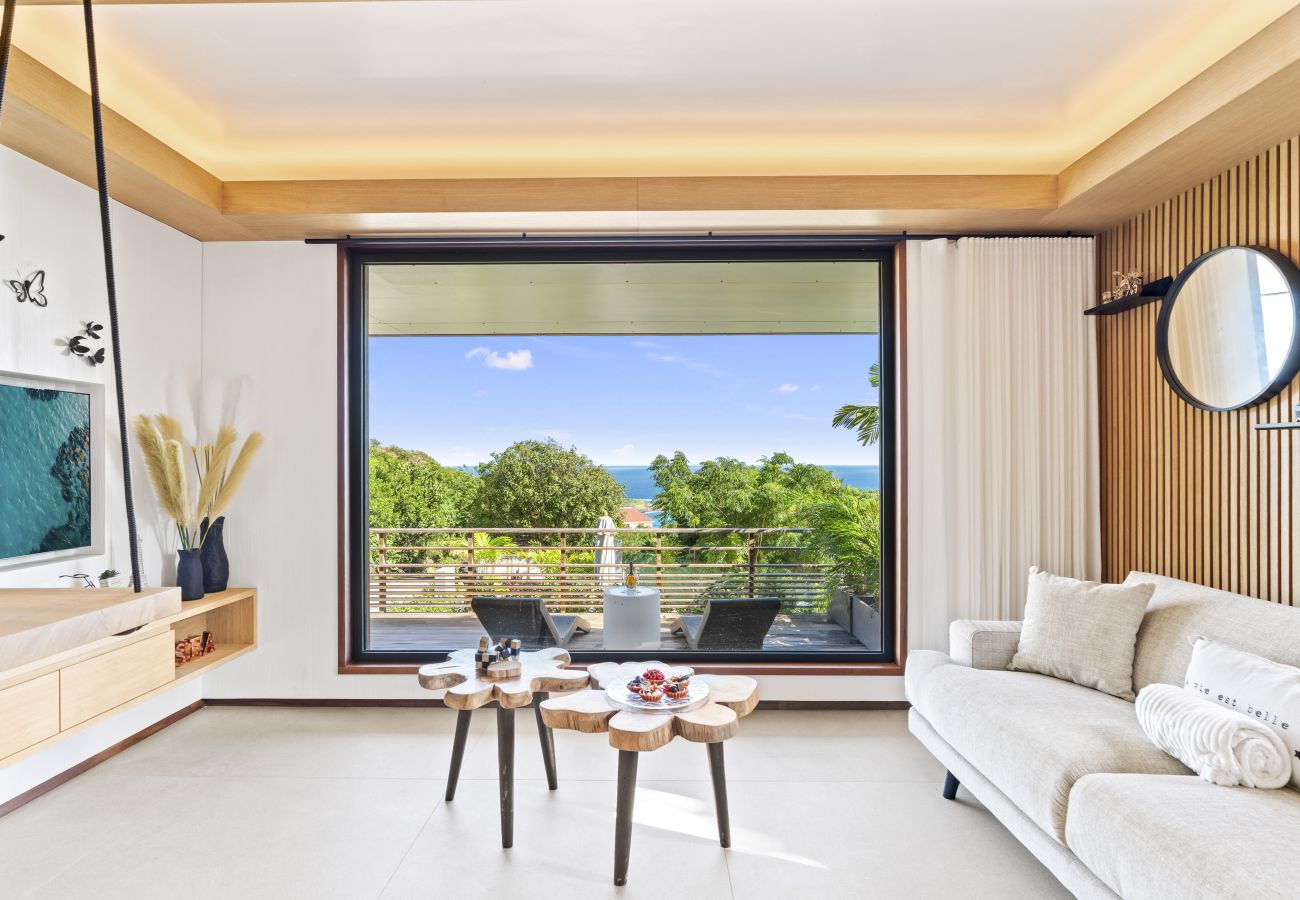 Bungalow à Saint Barthélemy - Sea - Ocean view villa with private pool