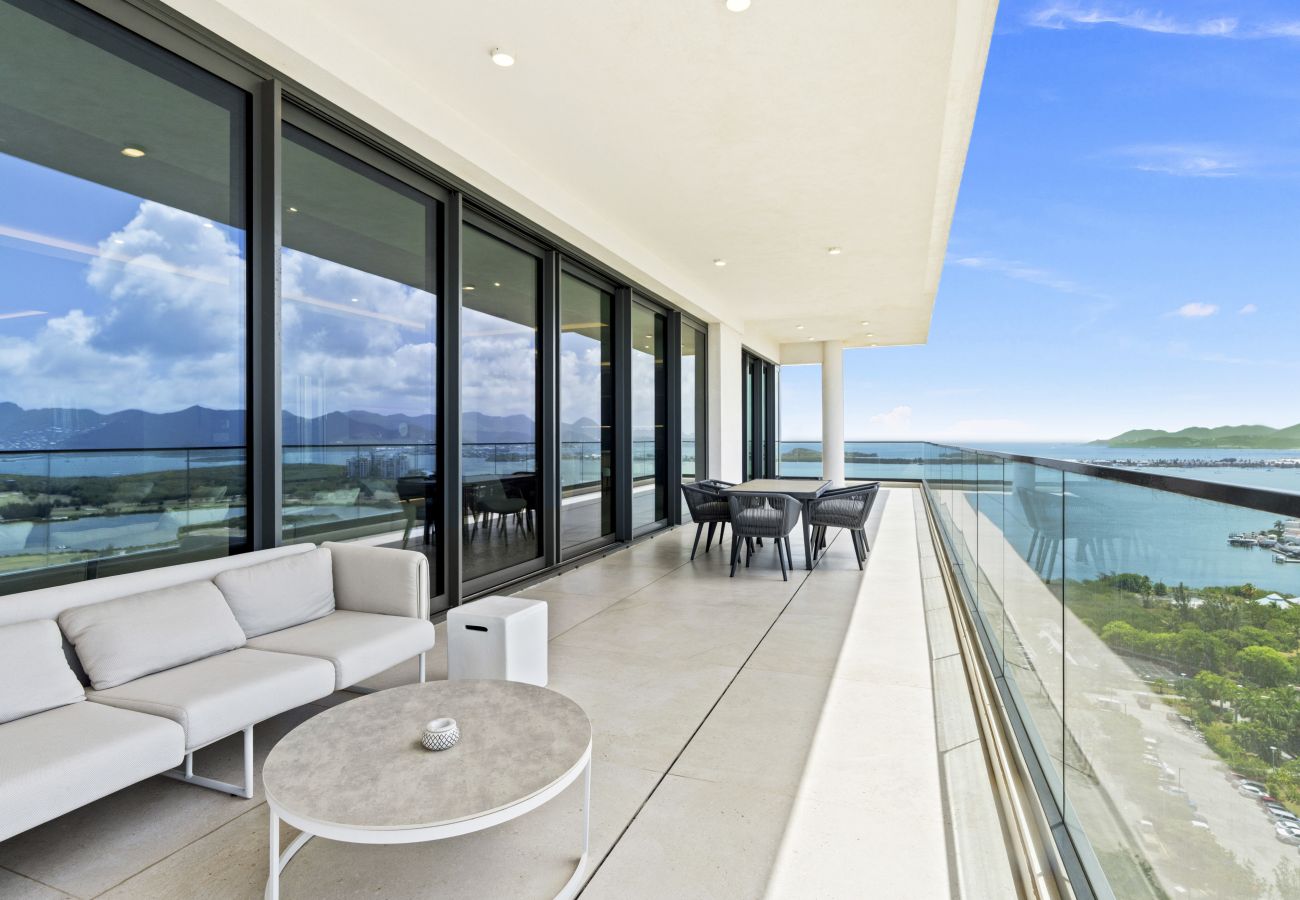 Appartement à Cupecoy - B-2000 Stunning penthouse with balcony and rooftop