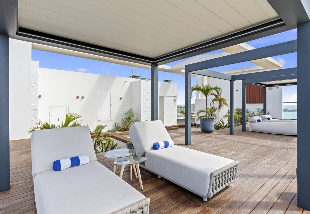 Appartement à Cupecoy - B-2000 Stunning penthouse with balcony and rooftop