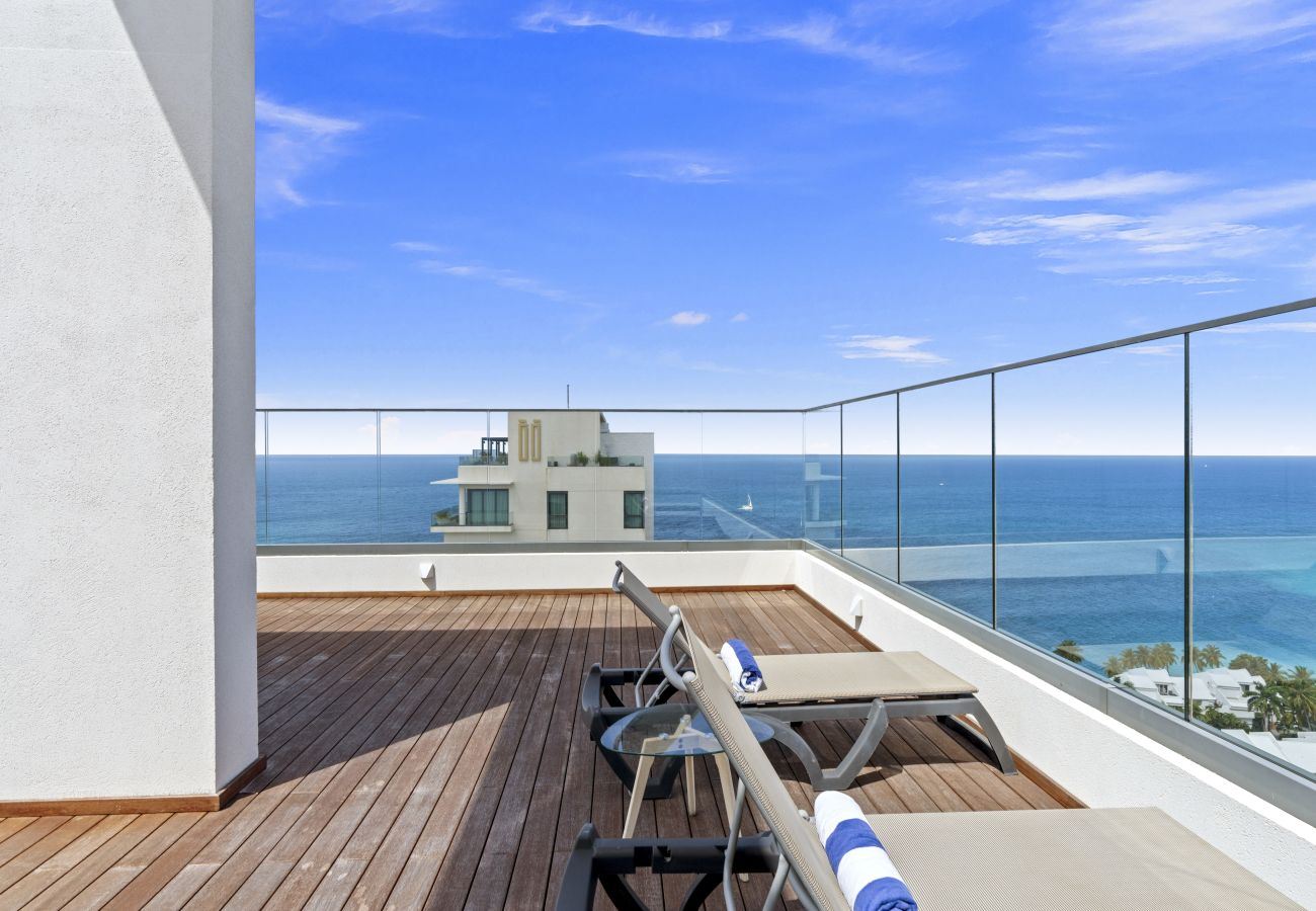 Appartement à Cupecoy - B-2000 Stunning penthouse with balcony and rooftop