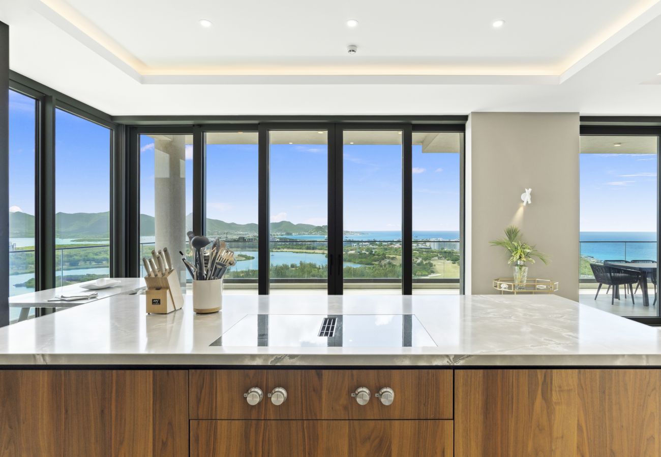Appartement à Cupecoy - B-2000 Stunning penthouse with balcony and rooftop