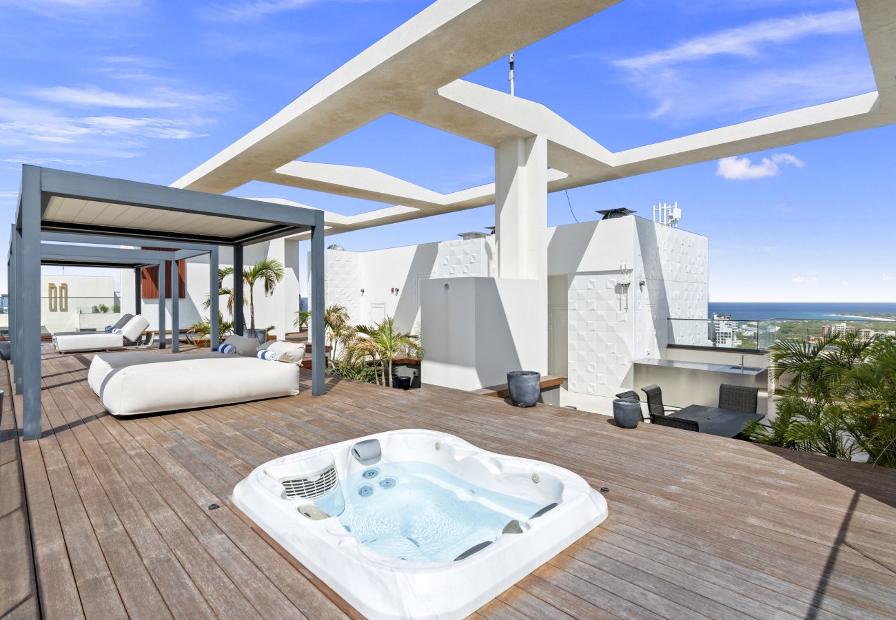Appartement à Cupecoy - B-2000 Stunning penthouse with balcony and rooftop