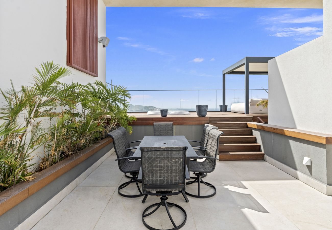 Appartement à Cupecoy - B-2000 Stunning penthouse with balcony and rooftop