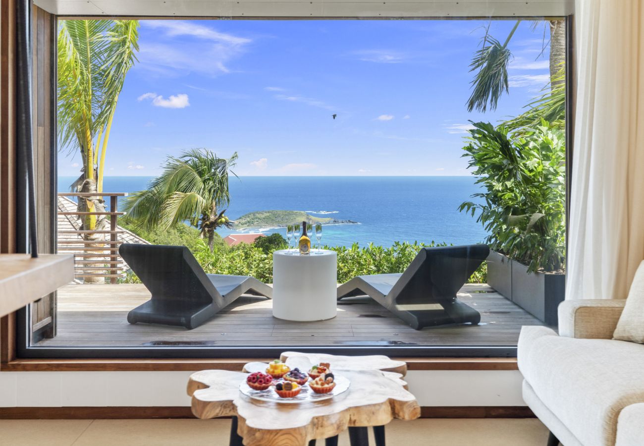 Bungalow in Saint Barthélemy - Sky - Ocean view villa with private plunge pool
