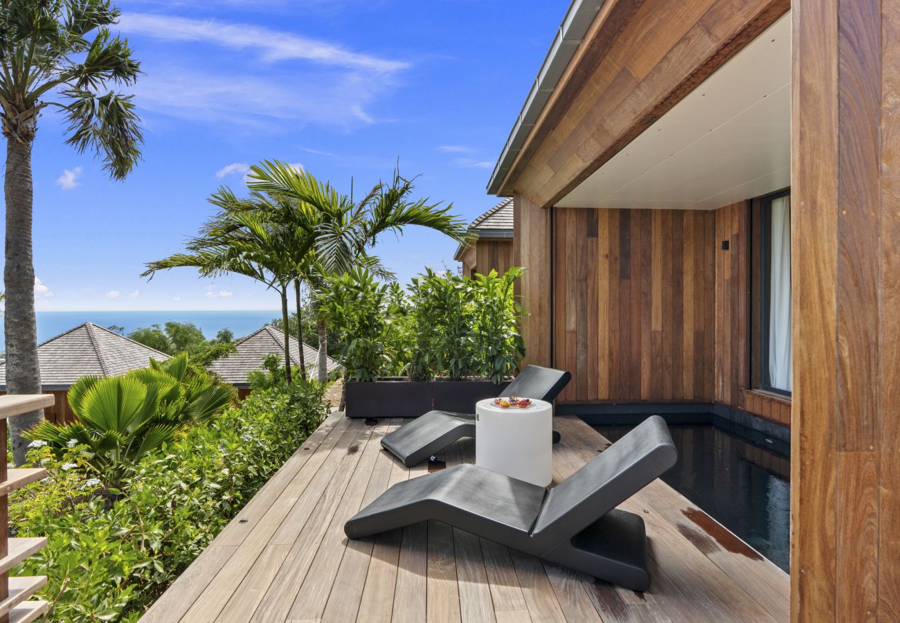 Bungalow in Saint Barthélemy - Sky - Ocean view villa with private plunge pool