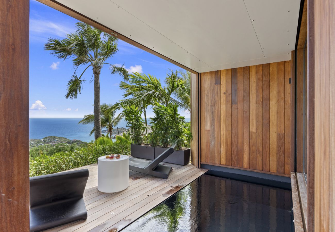 Bungalow in Saint Barthélemy - Sky - Ocean view villa with private plunge pool