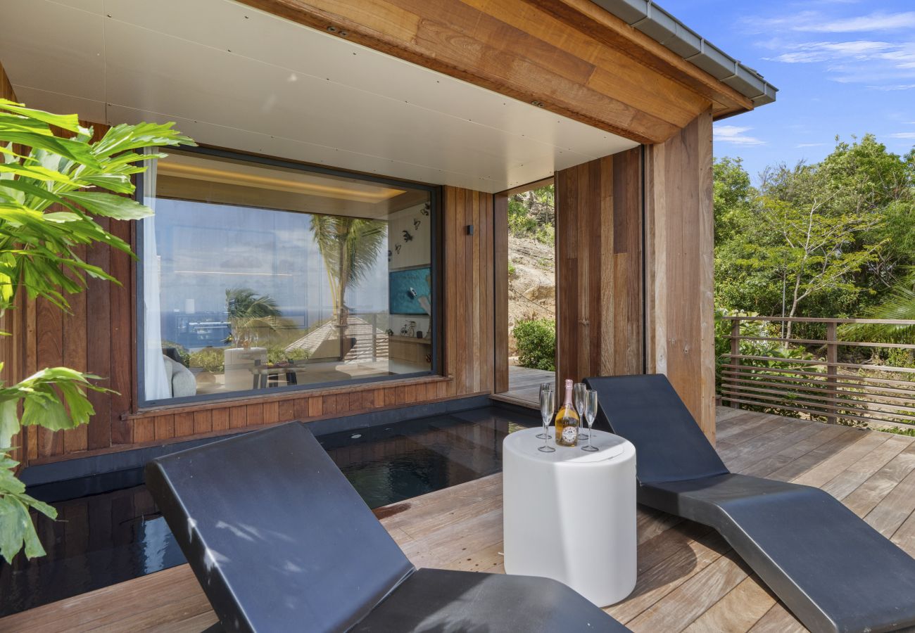 Bungalow in Saint Barthélemy - Sky - Ocean view villa with private plunge pool