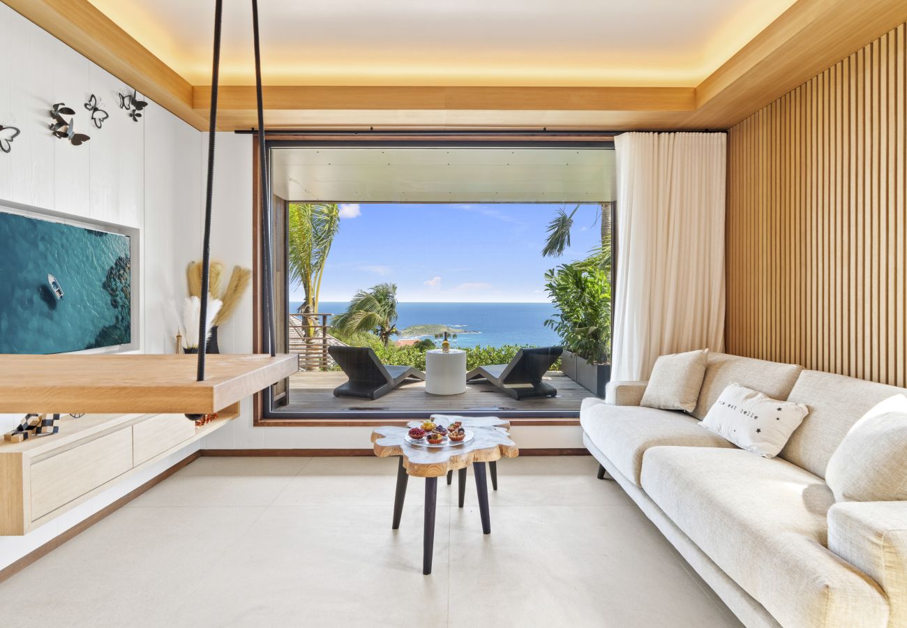 Bungalow in Saint Barthélemy - Sky - Ocean view villa with private plunge pool