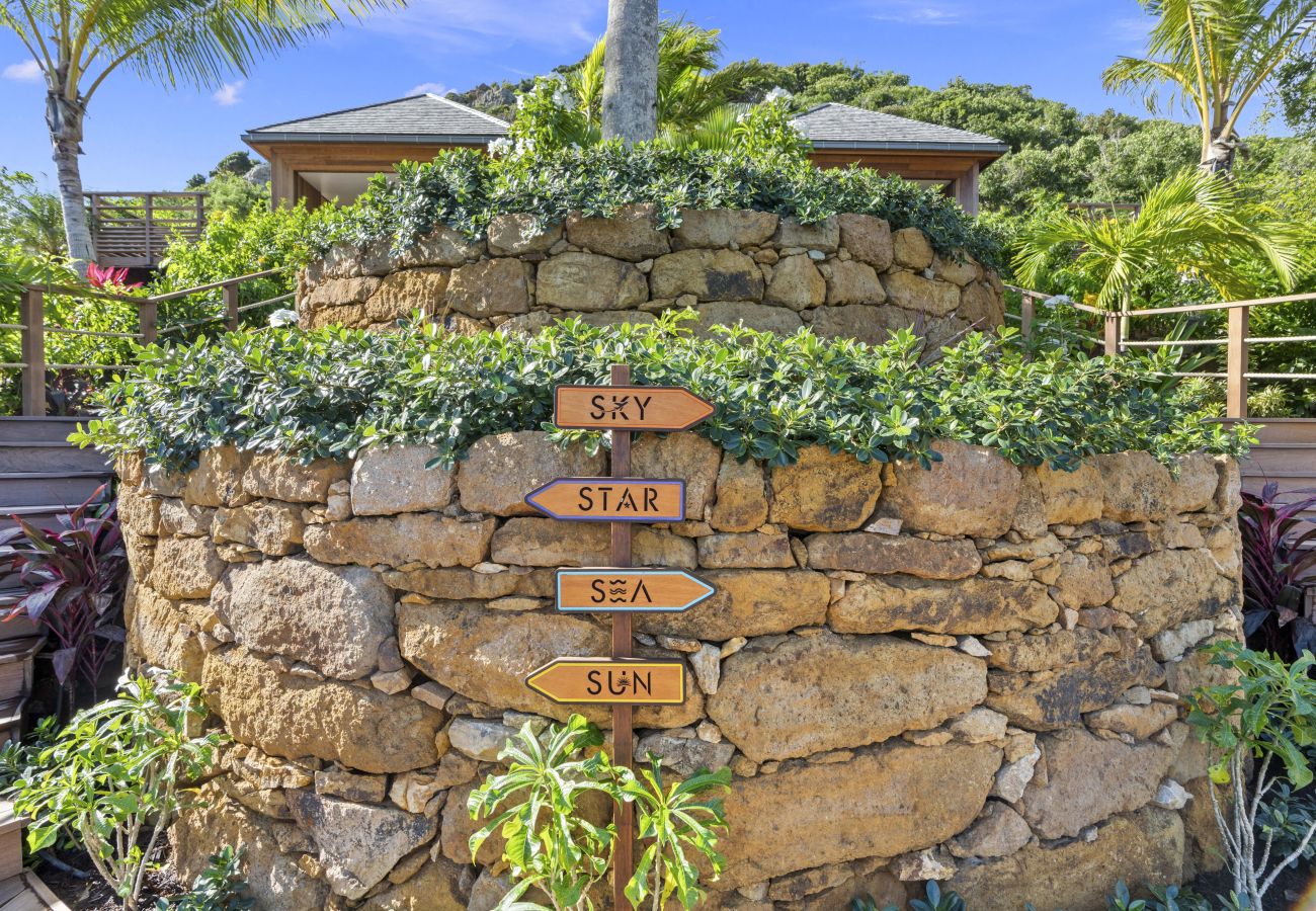 Bungalow in Saint Barthélemy - Sky - Ocean view villa with private plunge pool
