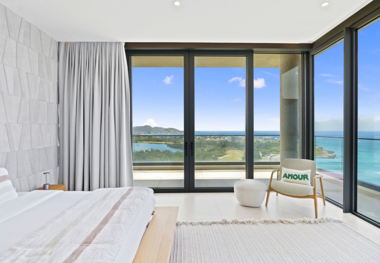 Apartment in Cupecoy - B-2000 Stunning penthouse with balcony and rooftop