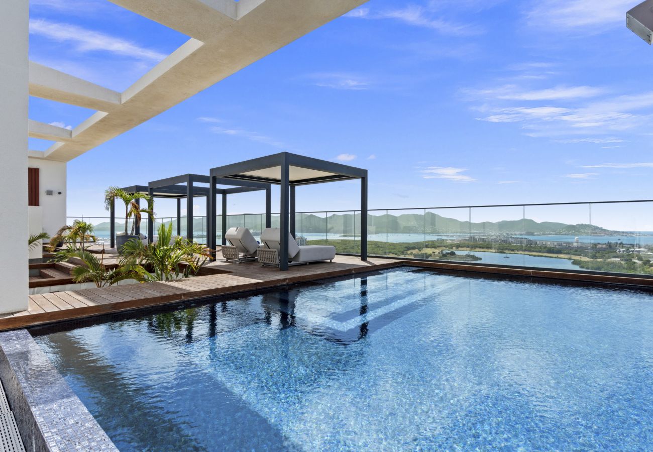 Apartment in Cupecoy - B-2000 Stunning penthouse with balcony and rooftop